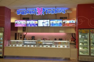фуд корт Baskin Robbins франшиза