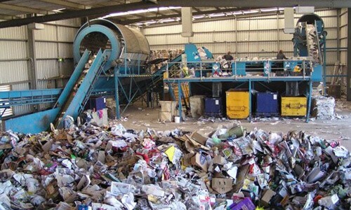 Открытие завода по переработке мусора